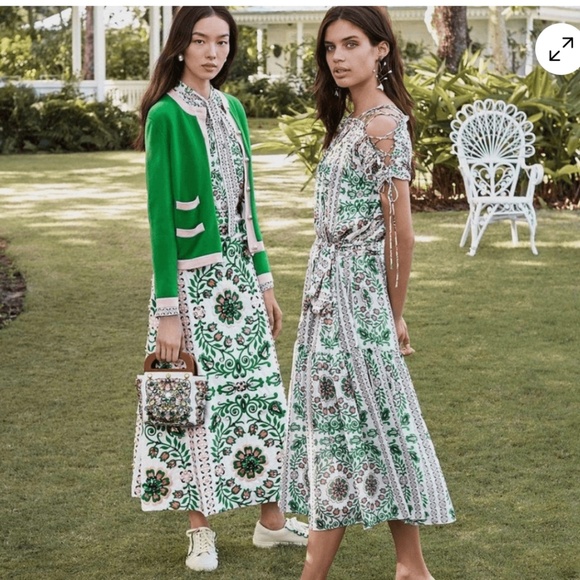 Tory Burch Dresses & Skirts - Tory Burch Asilomar Garden Party Asilomar Floral Dress sz 0